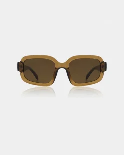 A.Kjaerbede unisex aurinkolasit Pluto, vaaleanruskea