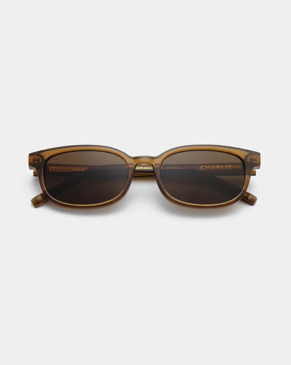 A.Kjaerbede unisex aurinkolasit Charlie, tummanruskea