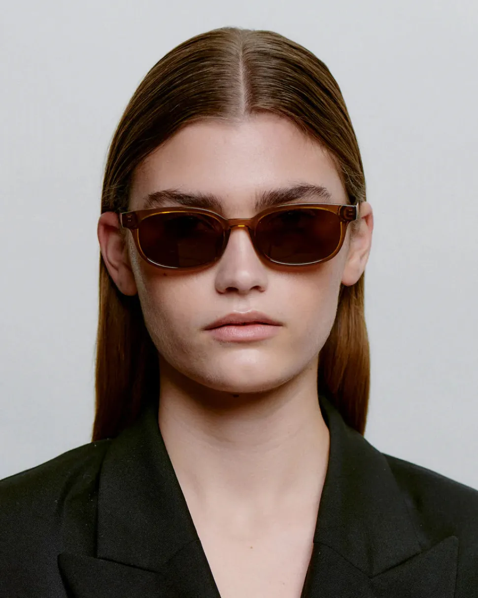 A.Kjaerbede unisex aurinkolasit Charlie, tummanruskea
