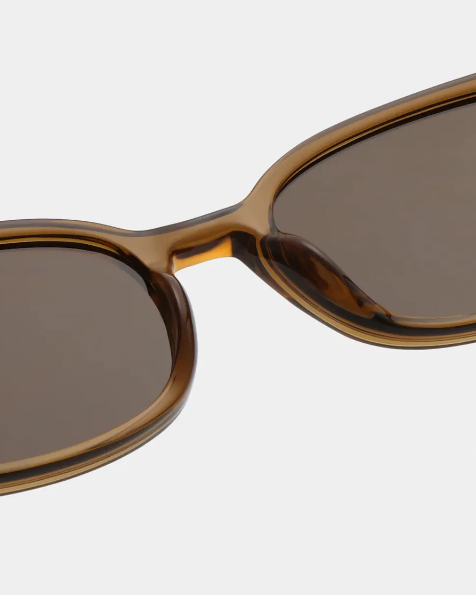 A.Kjaerbede unisex aurinkolasit Charlie, tummanruskea