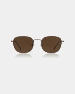 A.Kjaerbede unisex aurinkolasit Hello, tummanruskea