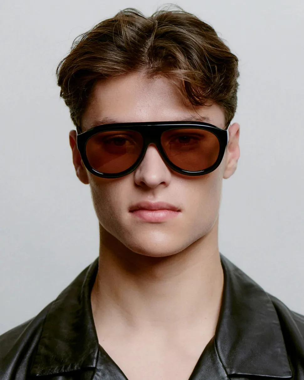 A.Kjaerbede unisex aurinkolasit Rio, musta
