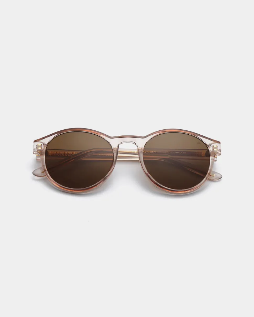 A.Kjaerbede unisex aurinkolasir Marvin, vaalea beige