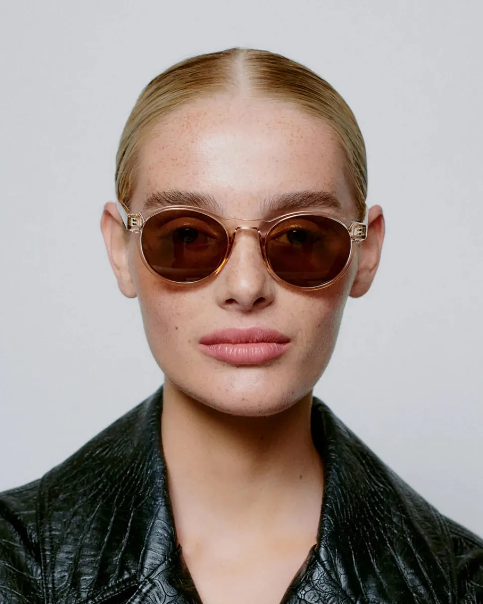 A.Kjaerbede unisex aurinkolasir Marvin, vaalea beige