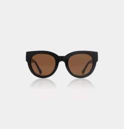 A.Kjaerbede Unisex aurinkolasit Lilly, musta