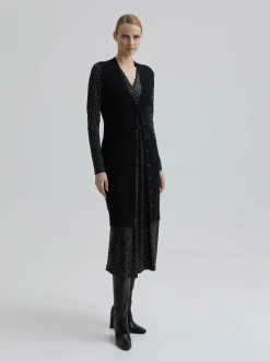 Andiata Naisten Neuleliivi ZEAN KNIT VEST 100% MERINO SUSTAINABLE C Musta