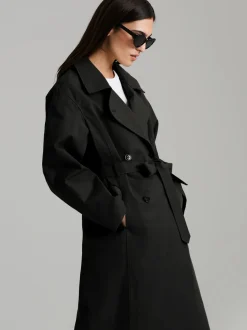 Andiata naisten trenssitakki Suela 2 Coat, musta