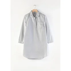 Balmuir Yöpaita, SAG HARBOUR NIGHT SHIRT Vaaleanharmaa