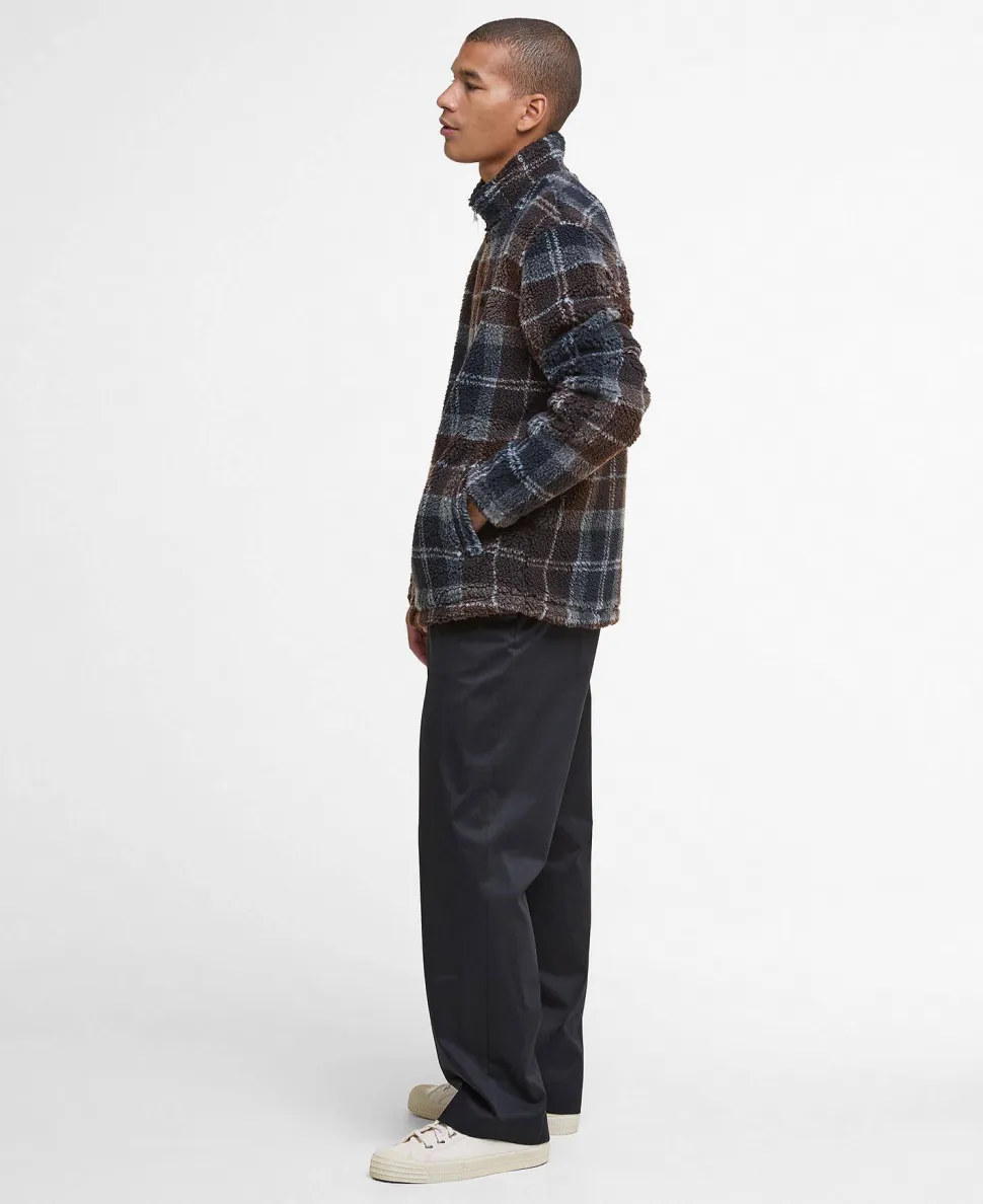 Barbour miesten takki Barbour Tartan Fleece Jacket, sininen ruutu
