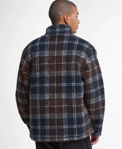Barbour miesten takki Barbour Tartan Fleece Jacket, sininen ruutu