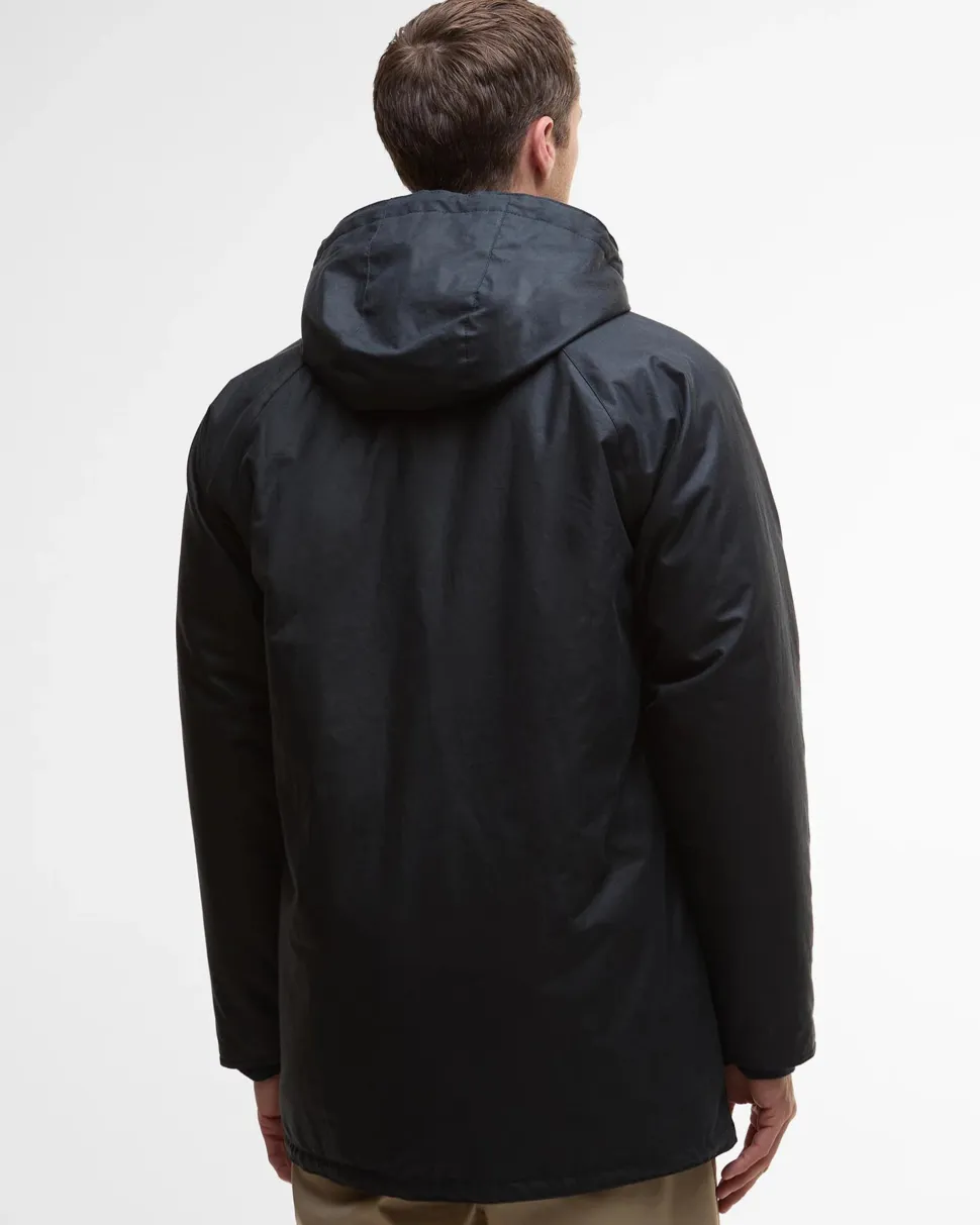 Barbour miesten vahapintainen parkatakki, Barbour Bedale Wax Parka Tummansininen