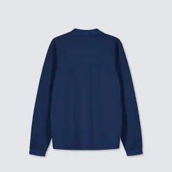Billebeino miesten pitkähihainen pikeepaita, BRICK POLO LS SHIRT Tummansininen