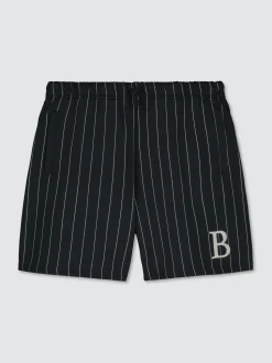 Billebeino miesten shortsit, BILLEBEINO PINSTRIPE SWEATSHORTS Musta