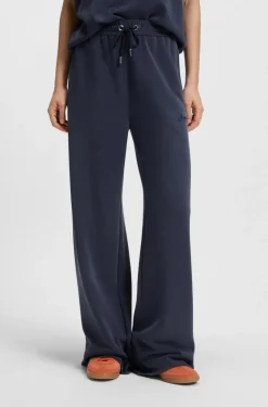BOSS Orange naisten housut, ENURI JERSEY TROUSERS Tummansininen