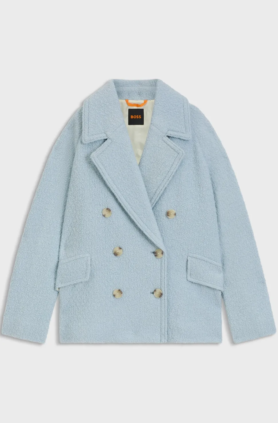 BOSS Orange naisten takki Cabani Coat, vaaleansininen