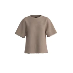 BOSS Orange Naisten T-Paita, ENIS SATIN EDGE T-SHIRT Oranssi