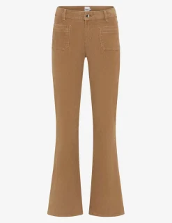 Brax naisten samettihousut, SHAKIRA CORD Vaalea Beige