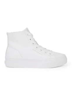 Calvin Klein Accessories naisten kengät, VULC FLATFORM MID MG LTH Valkoinen