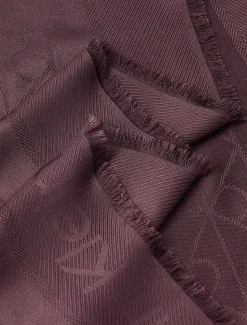 Calvin Klein Accessories huivi TONAL AOP MODAL LW SQUARE SCARF, viininpunainen