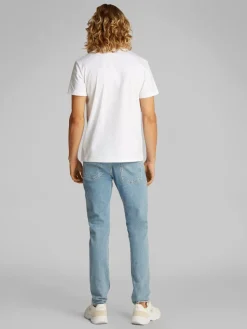 Calvin Klein Jeans Miesten T-paita MONOGRAM T-SHIRT Valkoinen