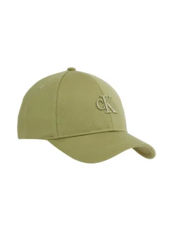 Calvin Klein Jeans Miesten Lippis NEW ARCHIVE CAP, Tummanvihreä