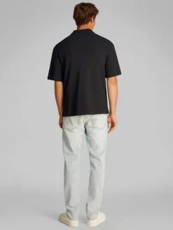 Calvin Klein Jeans miesten paitatakki, CHUNKY WAFFLE SS HWK OVERSHIRT Musta