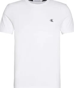 Calvin Klein Jeans Miesten T-paita CK ESSENTIAL SLIM TEE Valkoinen