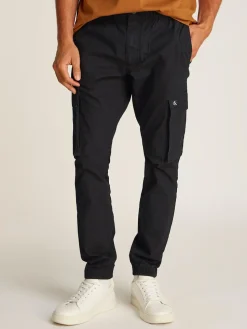 Calvin Klein Jeans Miesten Housut, SKNNY CARGO Musta