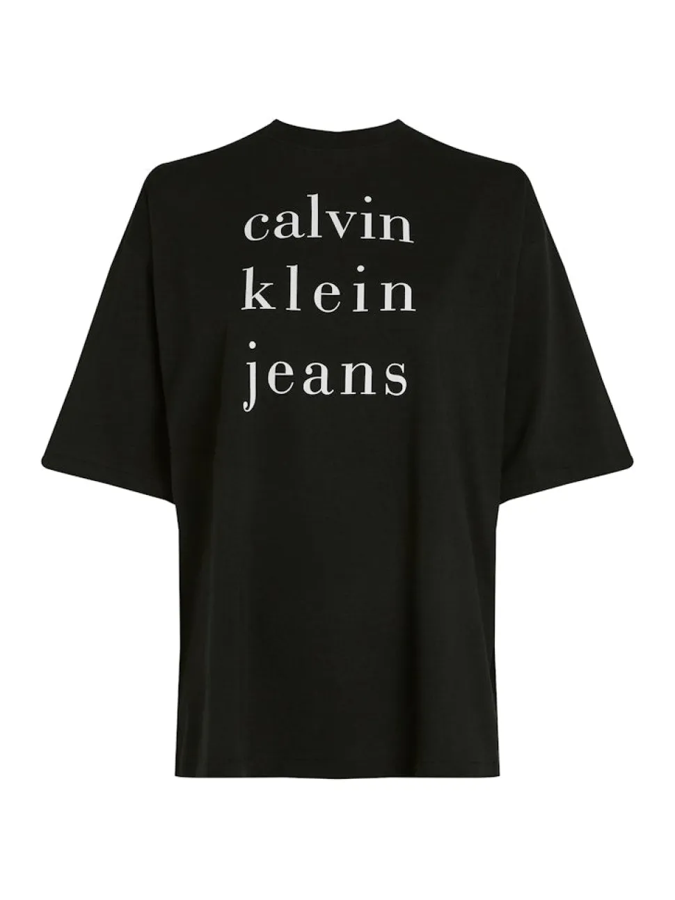 Calvin Klein Jeans naisten t-paita, SS CKJ LOGO TEE Musta