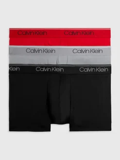 Calvin Klein Miesten Bokserit 3-Pack, LOW RISE TRUNK MICROMA NOS