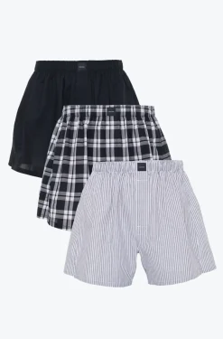Calvin Klein miesten bokserit Cotton Boxers 3 Pack, tummansininen