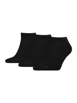 Calvin Klein Miesten Sukat 3-Pack, CK MEN SNEAKER 3P NOS Musta