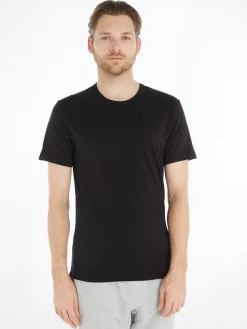 Calvin Klein Miesten T-paita, 2P SS CREW T-SHIRT NOS Musta