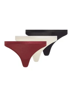 Calvin Klein Naisten Stringit, K-CK THONG 3PK Monivärinen Kuosi
