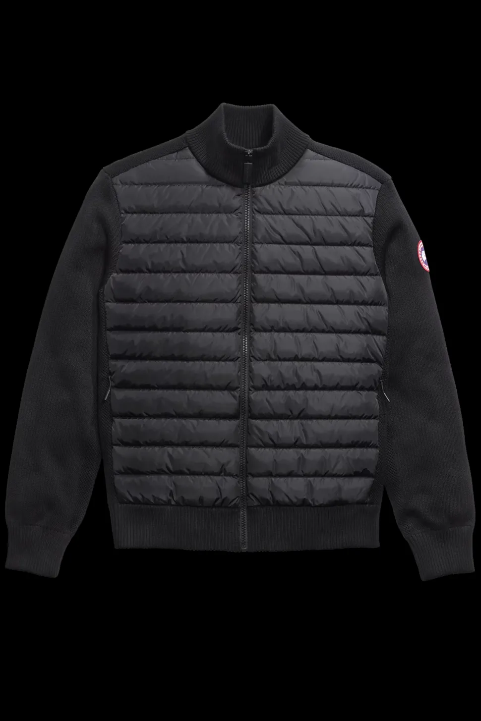 Canada Goose miesten hybriditakki Hybridge Knit Jacket - Classic Disc, musta