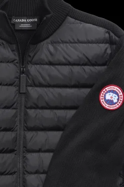 Canada Goose miesten hybriditakki Hybridge Knit Jacket - Classic Disc, musta