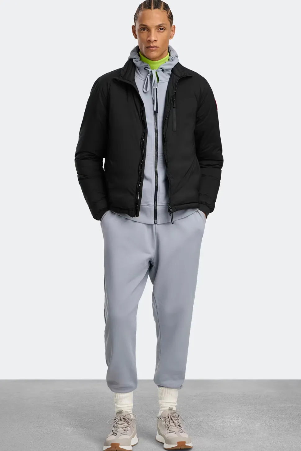 Canada Goose miesten takki Lodge Jacket - Classic Disc, musta