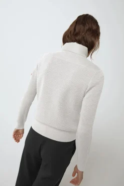 Canada Goose Naisten Kevytuntuvatakki, HYBRIDGE KNIT JACKET Vaalea Beige