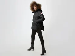 Canada Goose Naisten Lyhyt Untuvatakki Cypress Puffer, Musta