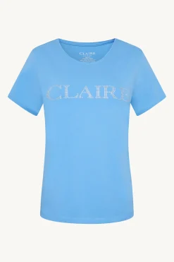 Claire, Naisten T-Paita, Allison Logo T-Paita Sininen