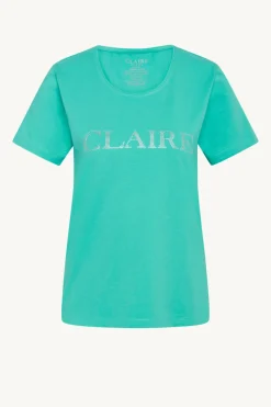 Claire, Naisten T-Paita, Allison Logo T-Paita Mintunvihreä