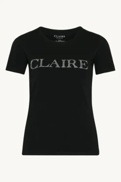 Claire, Naisten T-Paita, Allison Logo T-Paita Musta