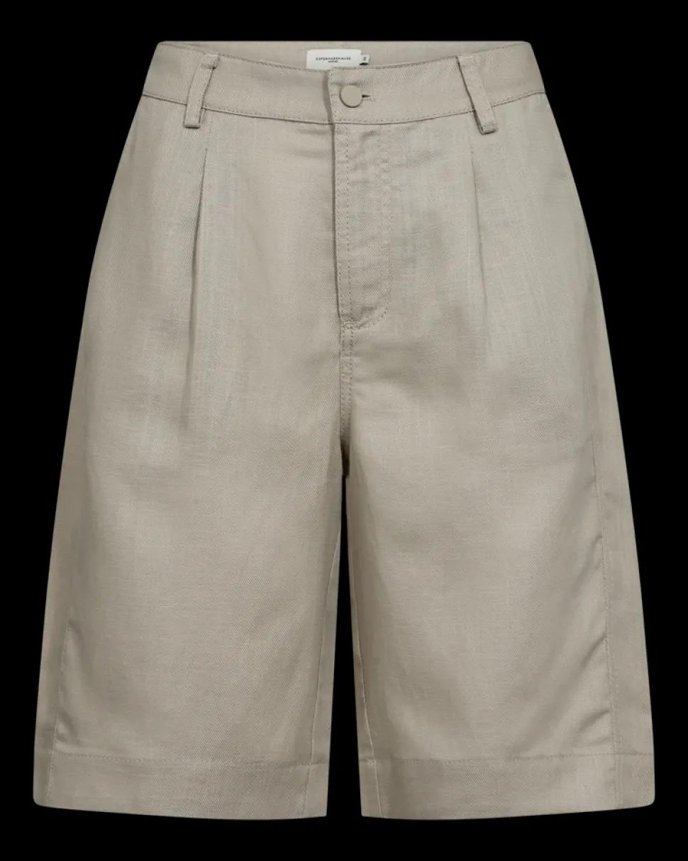 COPENHAGEN MUSE naisten shortsit, NATULI SHORTS Ruskeanharmaa