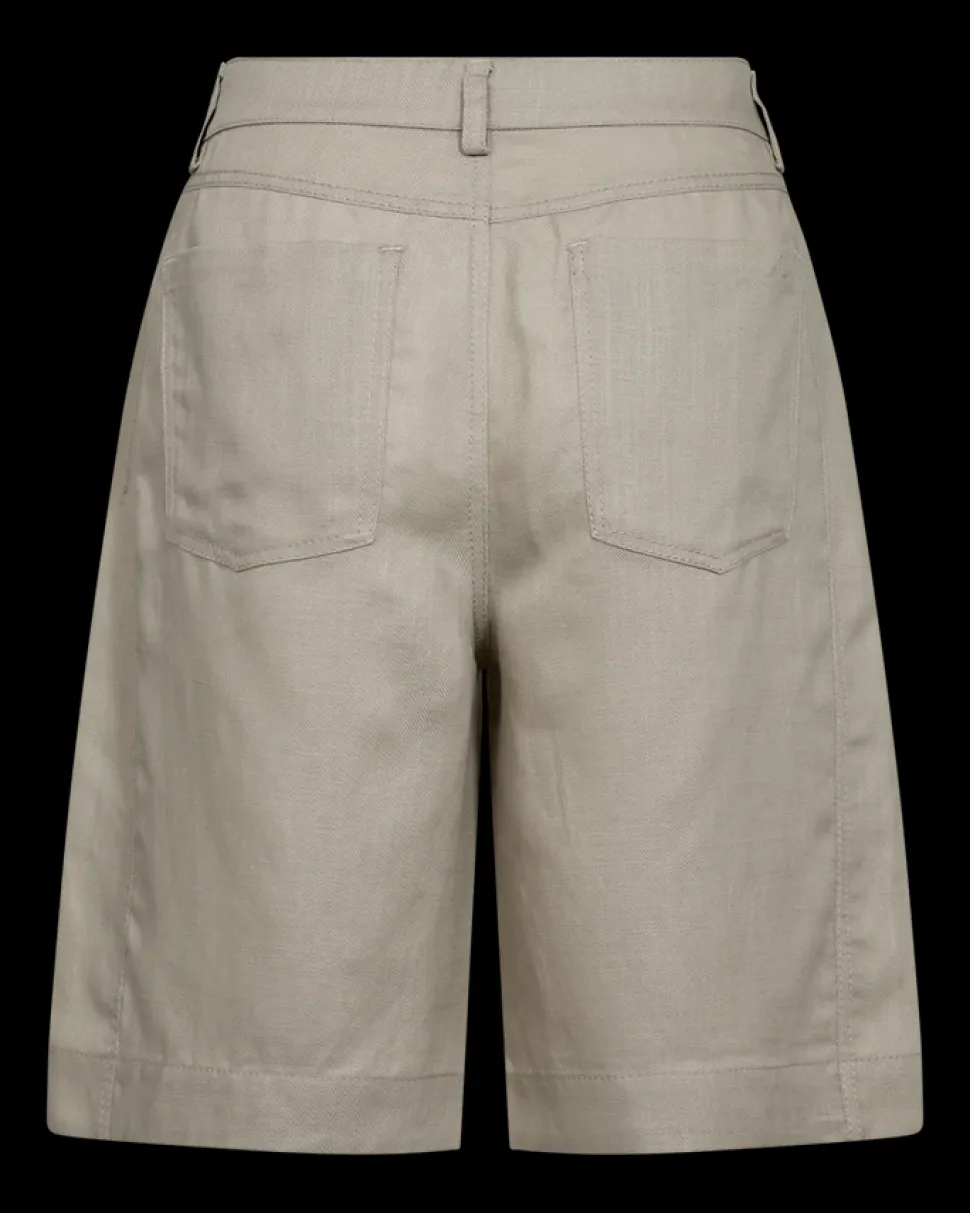COPENHAGEN MUSE naisten shortsit, NATULI SHORTS Ruskeanharmaa
