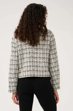 Culture Naisten Jakku, CUCOCA JACKET Black/White Check