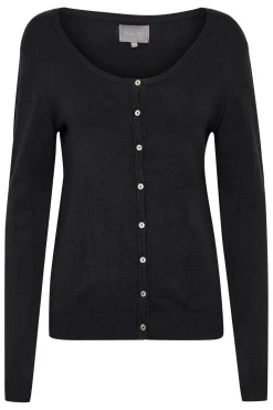 Culture neuletakki, CUANNEMARIE KNIT CARDIGAN Musta