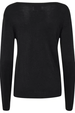 Culture neuletakki, CUANNEMARIE KNIT CARDIGAN Musta