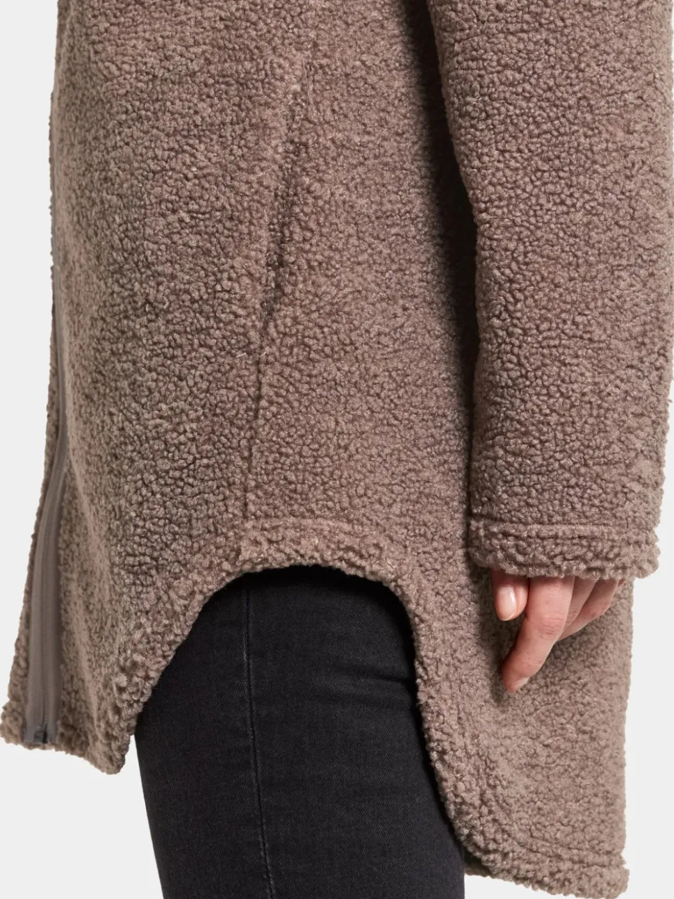 Didriksons naisten fleece, UMI WNS FZ 3 Ruskeanharmaa