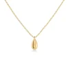 Edblad kaulakoru Drop Mini Necklace Gold, Gold pleated
