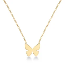 Edblad kaulakoru Papillon Necklace Gold, Gold pleated